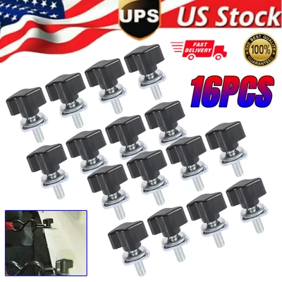 16x Hardtop Quick Removal Bolts Screws Nuts for Jeep Wrangler YJ TJ JK 1995-2021