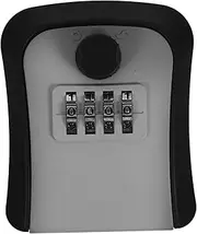 OSALADI Box Key Lock Box with Code Portable Combination Lock Material Wall Mount Security Keys Box for Outdoor Use for Real and