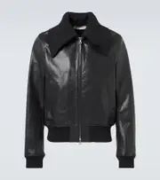 [Our Legacy] Our Legacy Pharos leather blouson AU 90 black