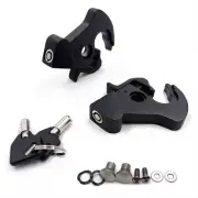 Flat Black Luggage Rack H-D Detachable Locking Latch Kit w/ Nut Set For Touring