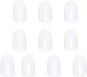CYFUN DESIGN 10 Pack Small Ink Blending Brushes Caps for Card Making,Crafting Ink Blending Brushes Cover for Blender Paper Crafter
