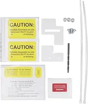 Respicefinem Generator Interlock Kit with 1 1/4 Inch Spacing Between Main and Branch Breaker for Siemens 100A Or Murray 100A Panels Easy to Use Aluminum Alloy Safety Interlock