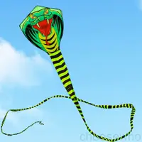 在飛比找蝦皮購物優惠-風箏兒童 26.2 英尺大功率眼鏡蛇蛇風箏帶飛線戶外趣味運動