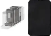 JDGFH Underlay Coffee Machine Mat, Nylon Non-Slip Mat for Coffee Machines, 44 x 28 cm, Black