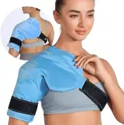 Shoulder Ice Pack for Injuries Reusable Gel Ice Wrap for Shoulder Pain Relief-AU