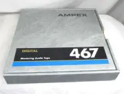 Ampex 467 1in x 10.5in Digital Tape in Box - New Old Stock, Free Shipping