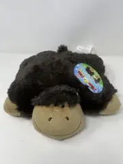 Pillow Pets Peewees Plush Silly Monkey Brown 11” - 2010 - Brown/Tan Monkey