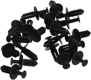 Generic 20pcs Clip Automotive Cars Interior Trim Clips Door Panel Replacement Boat Windshield Fastener Car Clips Fasteners Auto Body Retainer Clips Bumper Clips Car Plastic Black