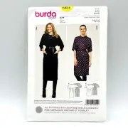 Burda Style Sewing Pattern # 6451 Dress Size 8 - 18/34 - 44 New Uncut