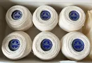 DMC Cebelia Size 10 Cotton Crochet Thread - 1 Box 6 Balls White