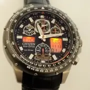 Citizen Promaster U600 Radio Solar Titanium Watch Digi Ana Chrono Alarm Sapphire