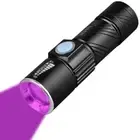 Mini UV Flashlight 3 Modes UV Curing Light Ultra Violet Torch for Money Detector