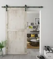 Patina Finished Sliding Barn Door Hardware BB02P