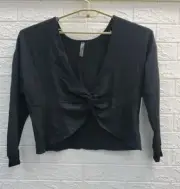 New Beyond Yoga Plot Twist Modal Rich Rversible Yoga Top Black Size Medium