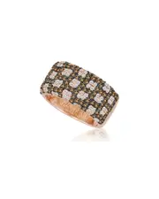 Le Vian Vivids 14K Rose Gold 1.39 ct. tw. Diamond Half-Eternity Ring