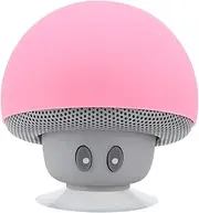 Mini Portable Wireless Speaker, Mushroom Shape Bluetooth Speaker, Built-in Microphone for Hands- Calling, Mobile Phone Holder Function