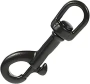 75mm Single Ended Clip Hooks Stainless Steel Swivel Eye Bolt Snap Marine Scuba Bolt Snap Flag Pole Clips for Diving