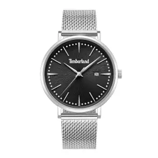 【Timberland】男錶 RIPTON系列 城市經典腕錶 米蘭帶-黑/銀42mm(TDWGH0029302)
