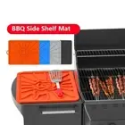 Food Grade Silicone BBQ Mat Silicone Side Shelf Mat Grill Pad Barbecue Tools