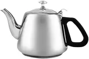 Household Stainless Steel Kettle, 1.5L/2L Stainless Steel Stove-top Teapot Coffee Pot Teaware Hot Water Kettle with Filter[2L with Filter]
