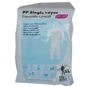 Pro-Val PP Single Layer Disposable Coverall - Size XL