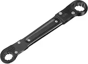 Respicefinem 15/16in 5/8in Double Ended Pipe Wrench Professional Plumbing Tool Ideal for Bathroom Kitchen Sink and Various Plumbing Tasks With Double Action Mechanism Adjustable