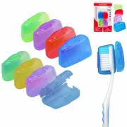 4 Pack Toothbrush Cover Protector Cap Travel Case Portable New