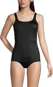 [Lands' End] Women's Chlorine Resistant Tugless One Piece Swimsuit Soft Cup