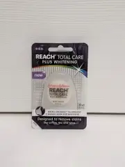 1 x Reach Total Care Plus Whitening Baking Soda Mint Floss 30 yd Micro Grooves