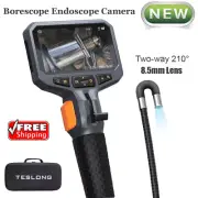 Borescope Camera with LED Light Two-Way Articulated Endoscope Inspection Camera