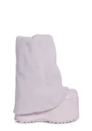 [Sugar Thrillz] Snuggle Wonderland Platform Boots - Light Pink