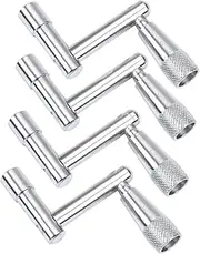 OFFIGAM 4pcs Drum Key Continuous Motion Tuning Key for Quick Drumhead Changes Durable Drum Accessory for Musicians Essential Hand Drummer Tool