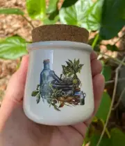 ❤️ Storage Jar ~ Artisan Designed ~ Ceramic ~ for Trinkets Seasonings Spices ❤️