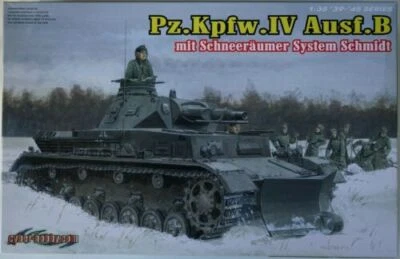 Dragon 6764 1/35 scale PZ. ppfw. IV Large Design. B With Snow Ploughs Schmidt