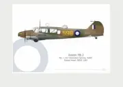 Warhead Illustrated Anson Mk.I No.1 Air Observers School #598 Aircraft Print