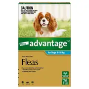 Spot-On Flea Control for Dogs 4-10kg, 6's