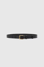 Landon Vintage Calf Belt in Black - CAMILLA AND MARC® C&M