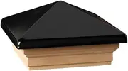 [Deckorators] 72396 Victoria High Point Black Post Cap with Treated Base