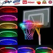 LED Basketball Hoop Lights Rim Light Strips Score-Sensor Lit Up Solar WaterproYA
