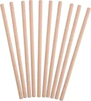 Kisangel 10Pcs Wooden Rhythm Sticks for Durable DIY Percussion Instruments Music to Enhance Imagination and Rhythm Skills