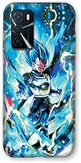Oppo A16 / A16S Manga Dragon Ball Vegeta Case - Blue