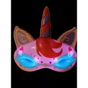 New Light up Unicorn Mask ages 3+ Tested Works