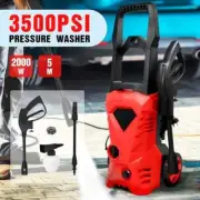 2000W High Pressure Washer Cleaner 3500PSI Electric Water Gurney Pump 5M Hose