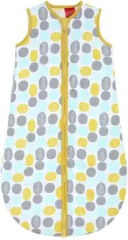 Memaster Polka Leaf 1.0 Tog Sleeping Bag for 0 to 6 Months Babies