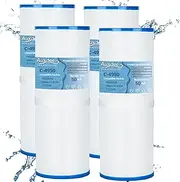 Auxdee PRB50-IN Hot Tub Spa Filter Cartridges Replace Unicel C-4950, Filbur FC-2390, PRB50IN, Jacuzzi J210/J220/J235/J245/J275, Guardian 413-212-02, 373045, 50 Sq. Ft. Spa Filter, 4 Pack