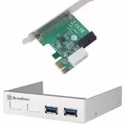 Silverstone EC03S-P (Silver) PCI-E/USB3.0 Card (USB3.0 Front I/O Panel included)
