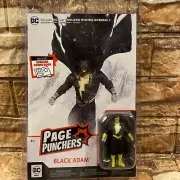 DC PAGE PUNCHERS " BLACK ADAM " FIGURE AND COMIC BOOK Sealed $2