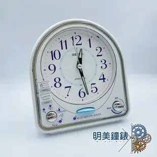 SEIKO日本精工/QHP003W(白色)/滑動式18曲音樂/貪睡功能/鬧鐘/明美鐘錶眼鏡