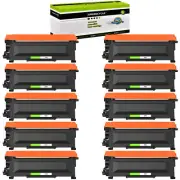 10PK TN450 Toner Cartridge Compatible For Brother HL-2220 2242 2250dn MFC-7860DW