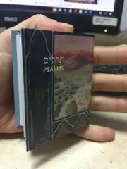 Pocket Size Psalms Book, Jerusalem Tehillim Tehilim English Hebrew Bible Prayers